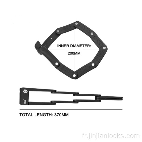 Verrouillage de pliage du cycle de moto antitheft